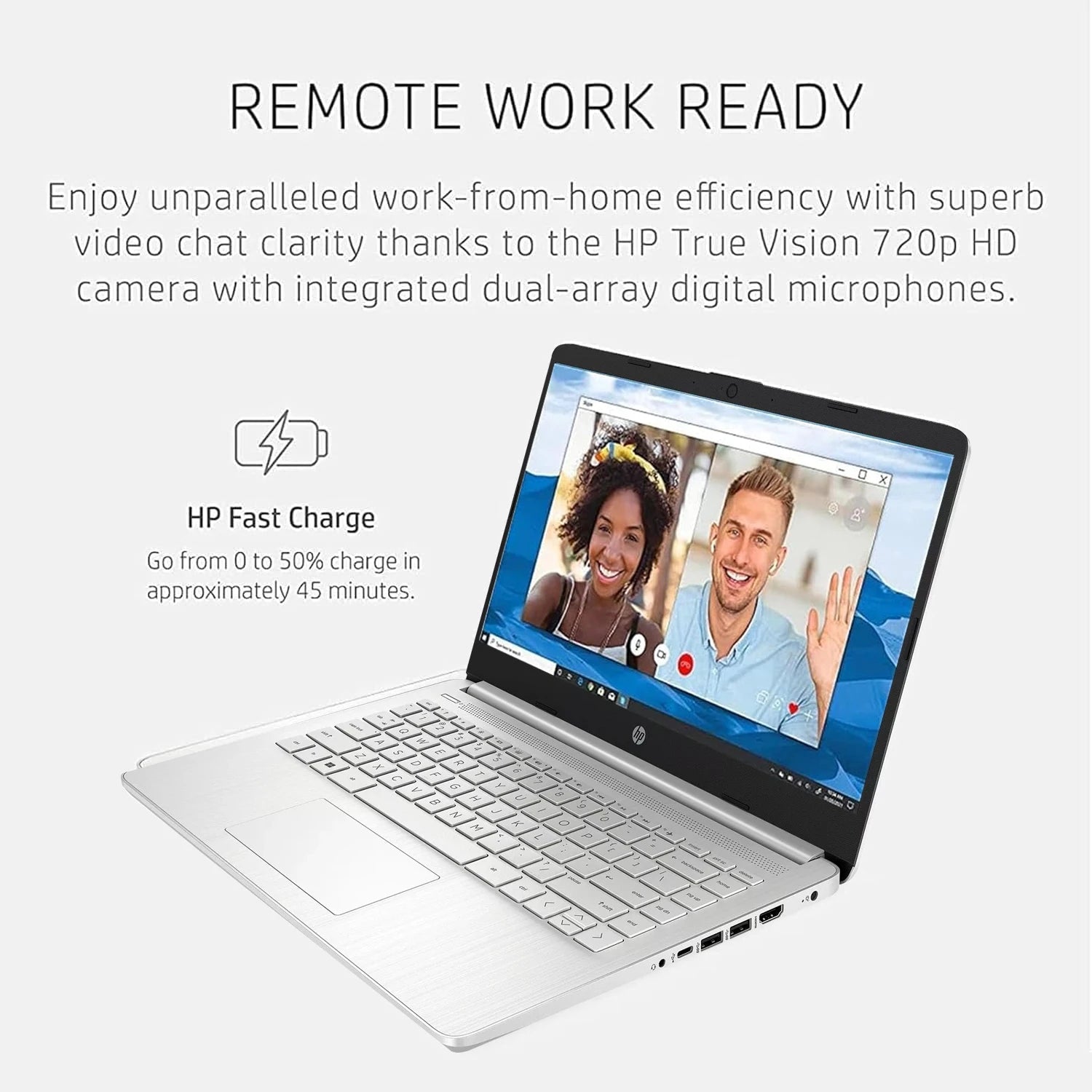PC Portable HP 14" Intel Celeron N4120 — 4 à 16 Go RAM, 128 à 384 Go, Office 365 Inclus