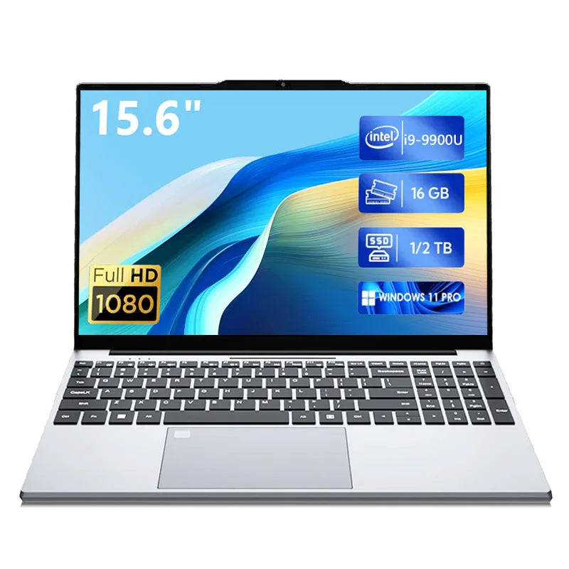PC Portable 15.6" Intel Core i9-9900 — 16 Go RAM, SSD 256Go à 2To, 4K, Windows 11 Pro