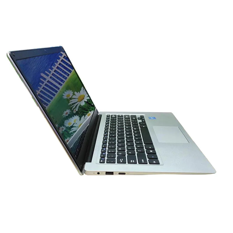 Ordinateur Portable Étudiant 14" Intel Celeron N3350 — 6 Go RAM, SSD 64Go/128Go/512Go, WiFi, Bluetooth, Windows 10