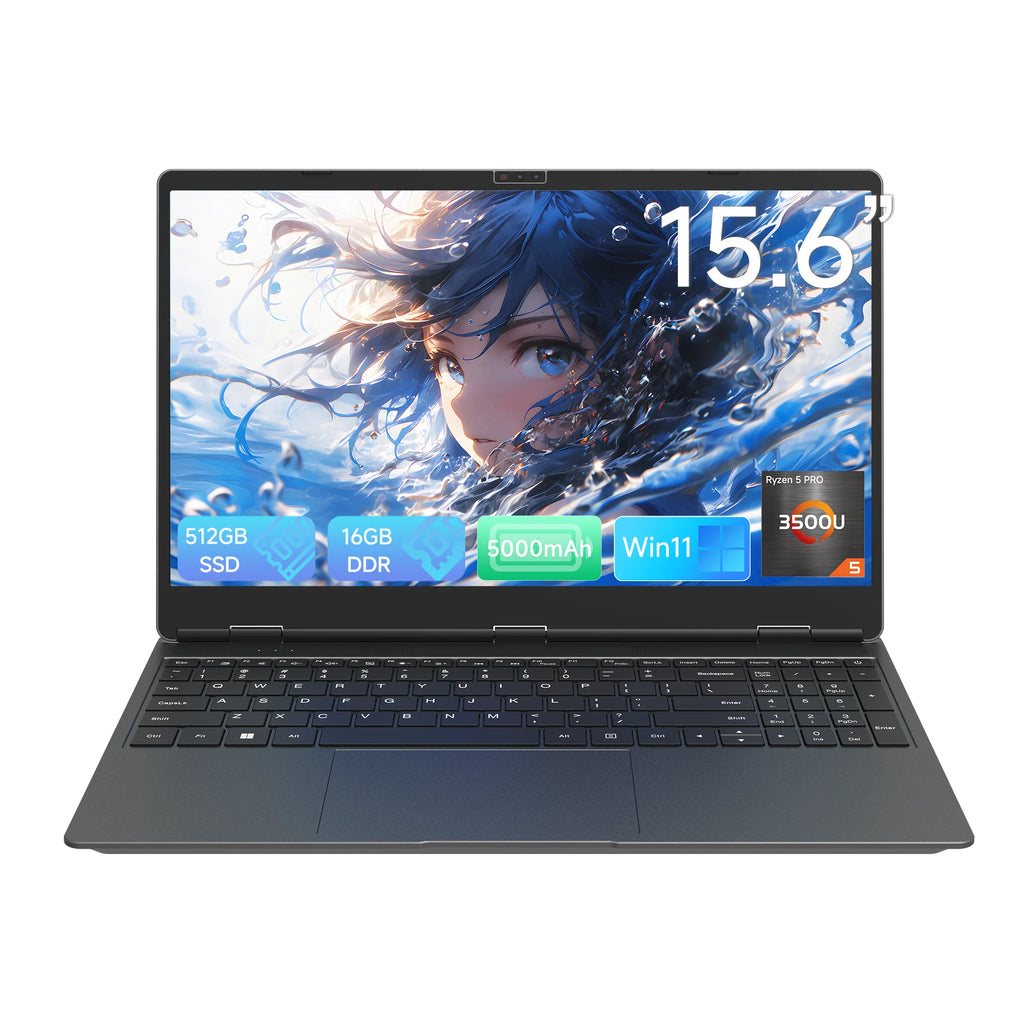 PC Portable Business 15.6" AMD Ryzen 5 3500U — Radeon Vega 8, Écran IPS Full HD, Windows 11