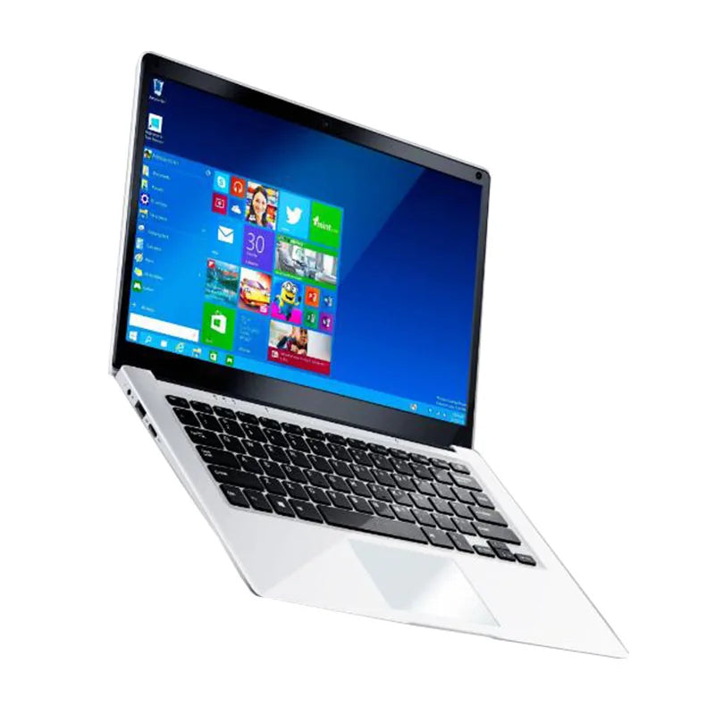 Ordinateur Portable Étudiant 14" Intel Celeron N3350 — 6 Go RAM, SSD 64Go/128Go/512Go, WiFi, Bluetooth, Windows 10
