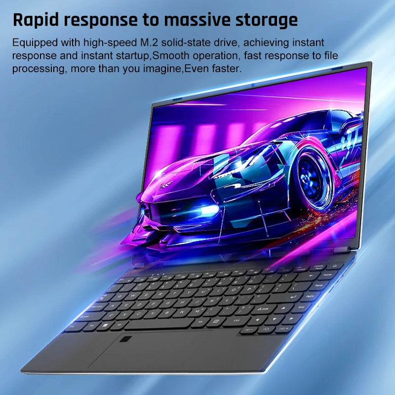 PC Portable 14.1" Intel N4200/N3450/N3455 — 12 Go RAM, SSD 128Go à 1To, Windows 11