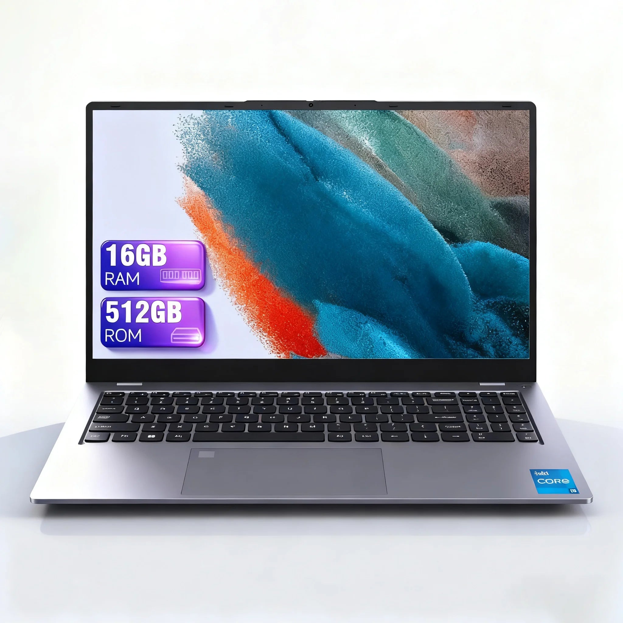 PC Portable Business HYDS 15.6" Intel Core i5-12450H — Boîtier Métal, Clavier 7 Couleurs, IPS FHD, WiFi 5, Windows 11 Pro