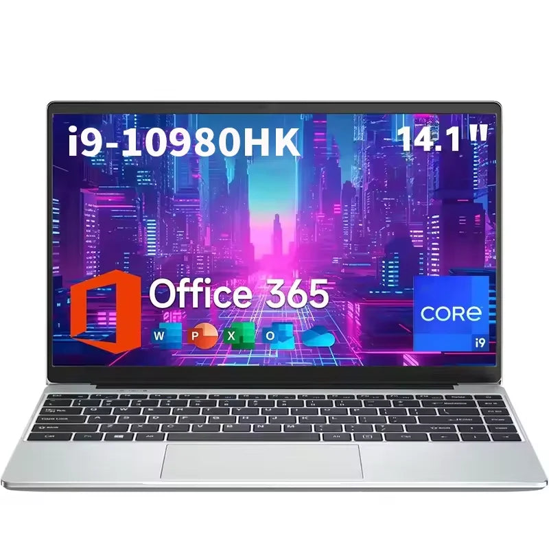 Ordinateur Portable 14.1" FUCHU — Intel Core i9-10980HK, 16 Go DDR4, SSD 1To/2To, Full HD, Windows 11