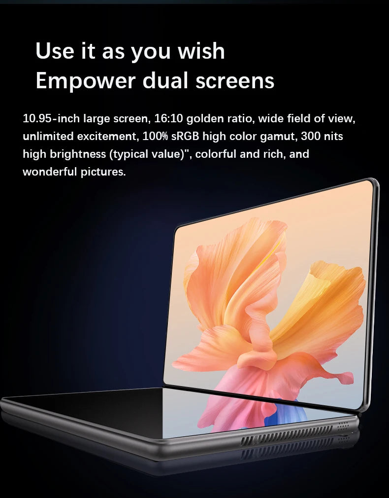 Ordinateur Portable Double Écran GLF-S2 10.95" — Intel i3-1215U / N100, 32 Go DDR5, SSD 2To, Tactile, WiFi 6, Windows 11