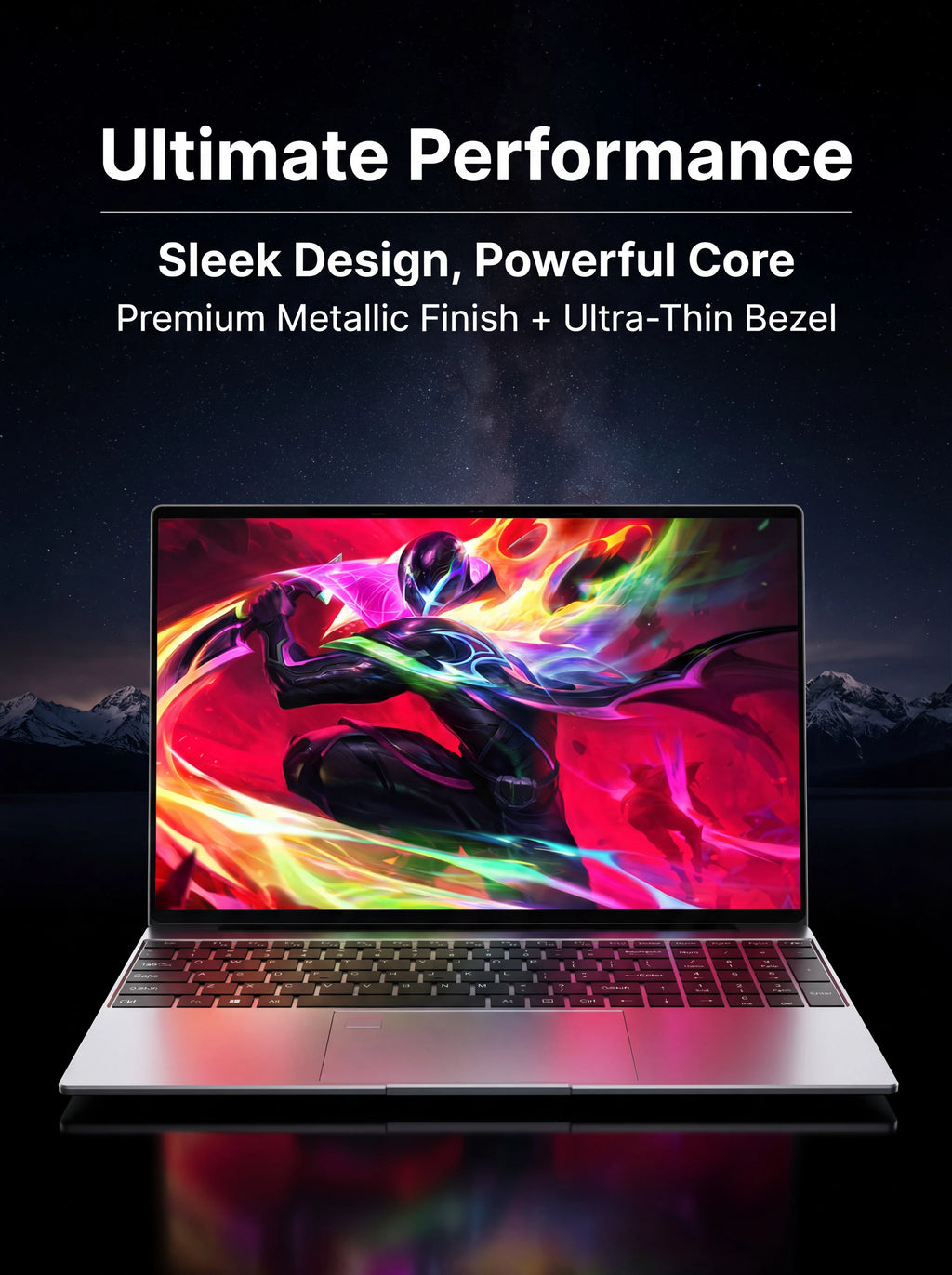 Ordinateur Portable NAIWO 15.6" 2026 — Intel Core i9-9880H, 32 Go DDR4, SSD 2To, Clavier Rétroéclairé, Windows 11 Pro