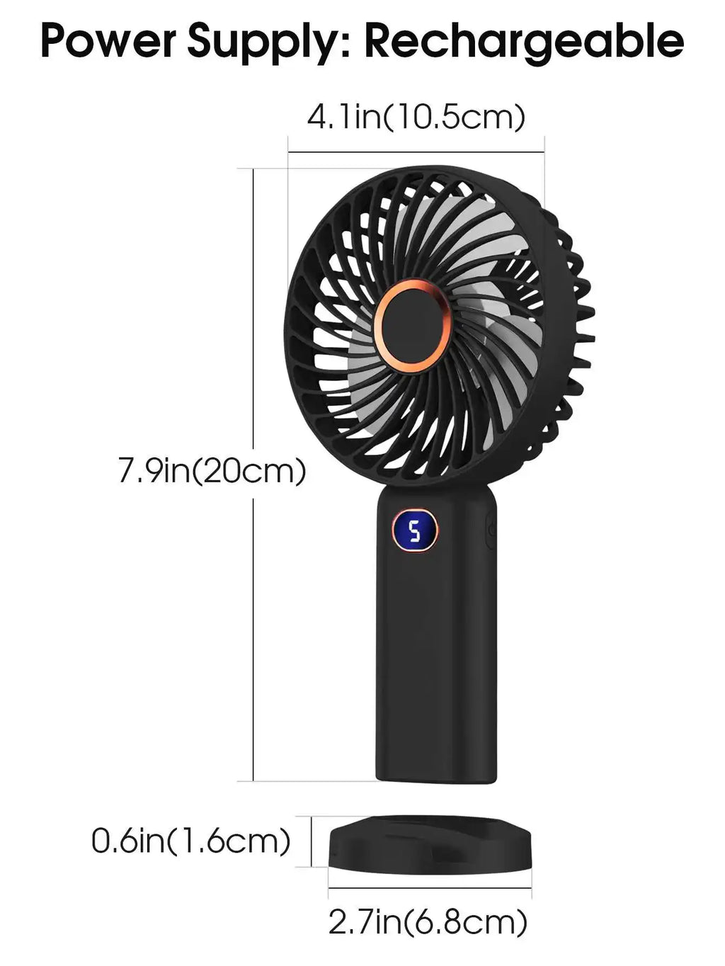 Mini Ventilateur USB Rechargeable Portable