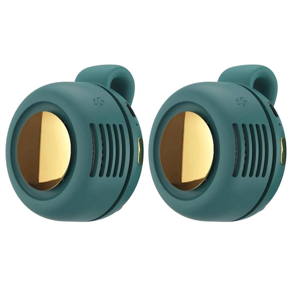 Mini Ventilateur Ceinture Clip Portable – Rechargeable, Mains Libres pour Extérieur et Bureau