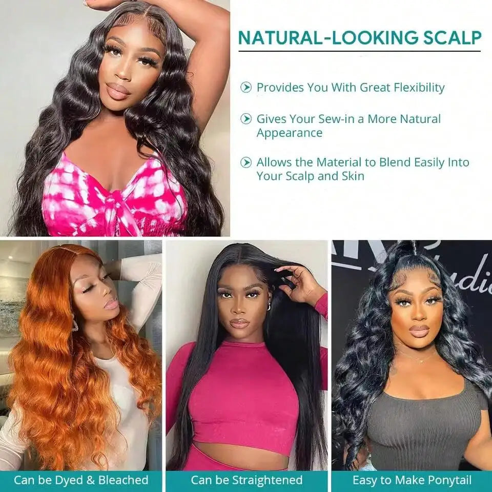 Perruque Water Wave Deep Wave Curly 200/250% — Lace Front HD 13x4/13x6 Cheveux Brésiliens