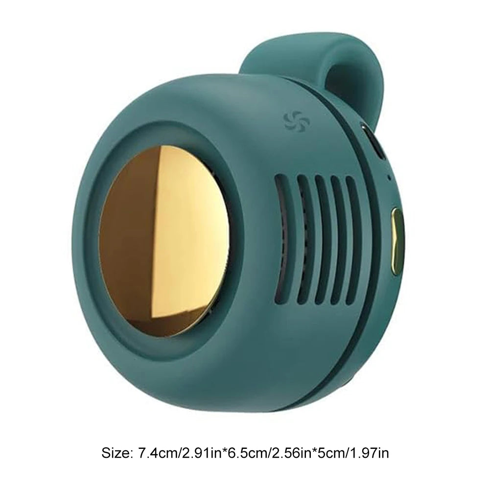 Mini Ventilateur Ceinture Clip Portable – Rechargeable, Mains Libres pour Extérieur et Bureau