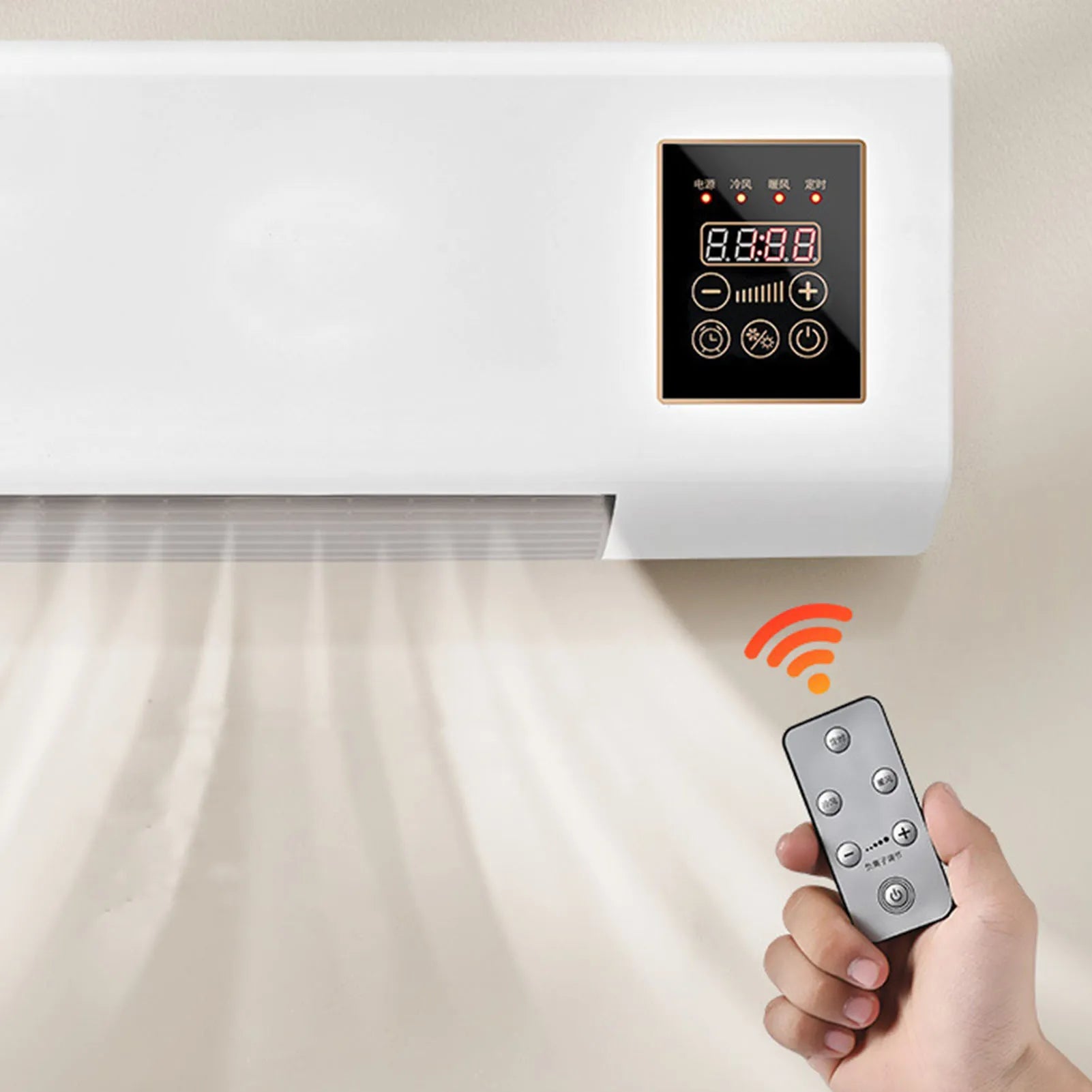 Climatiseur 2 en 1 Chaud/Froid 1800W avec Télécommande