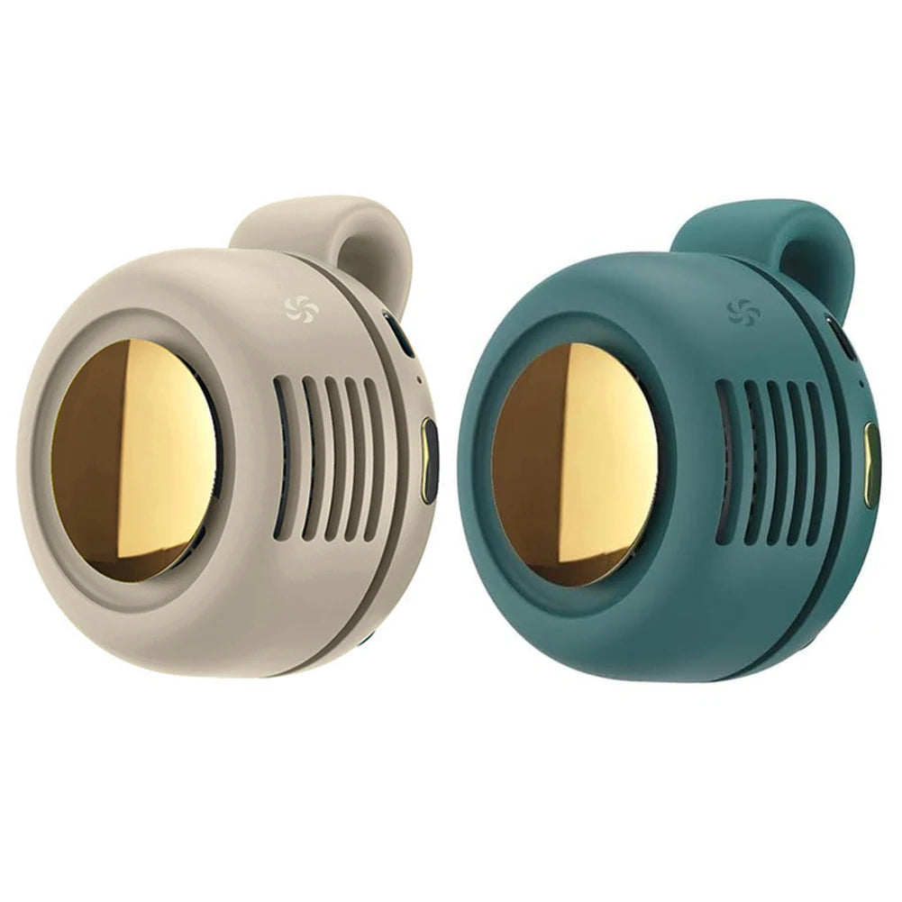 Mini Ventilateur Ceinture Clip Portable – Rechargeable, Mains Libres pour Extérieur et Bureau