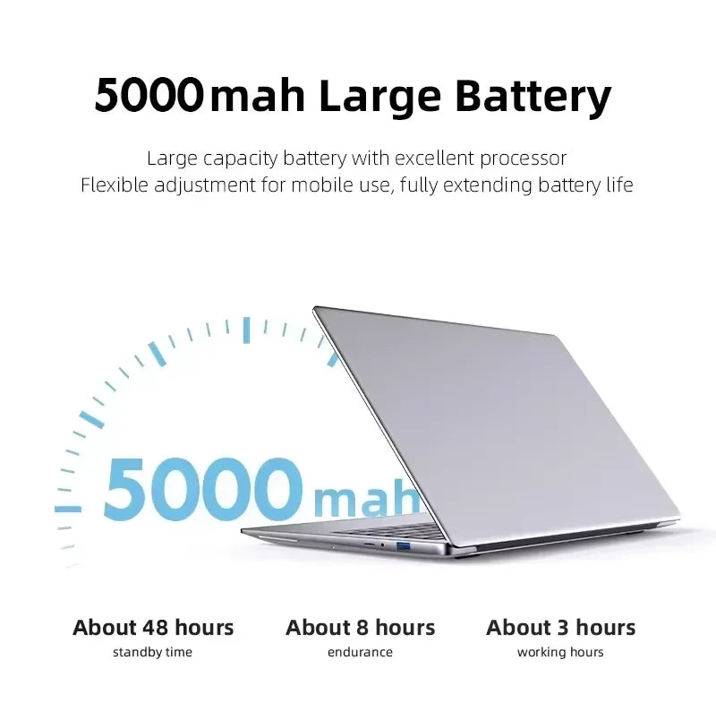 Ordinateur Portable 14.1" Intel Core i7-9850H — 16 Go DDR4, SSD 1To, Écran Full HD 90Hz, Windows 11 Pro
