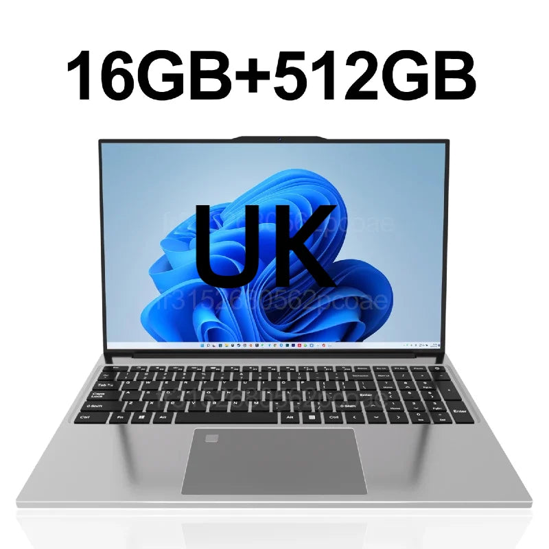 PC Portable 15.6" Intel Core M 6500Y — 16/32 Go RAM, SSD jusqu'à 2 To, Empreinte Digitale, Clavier Rétroéclairé, Windows 11