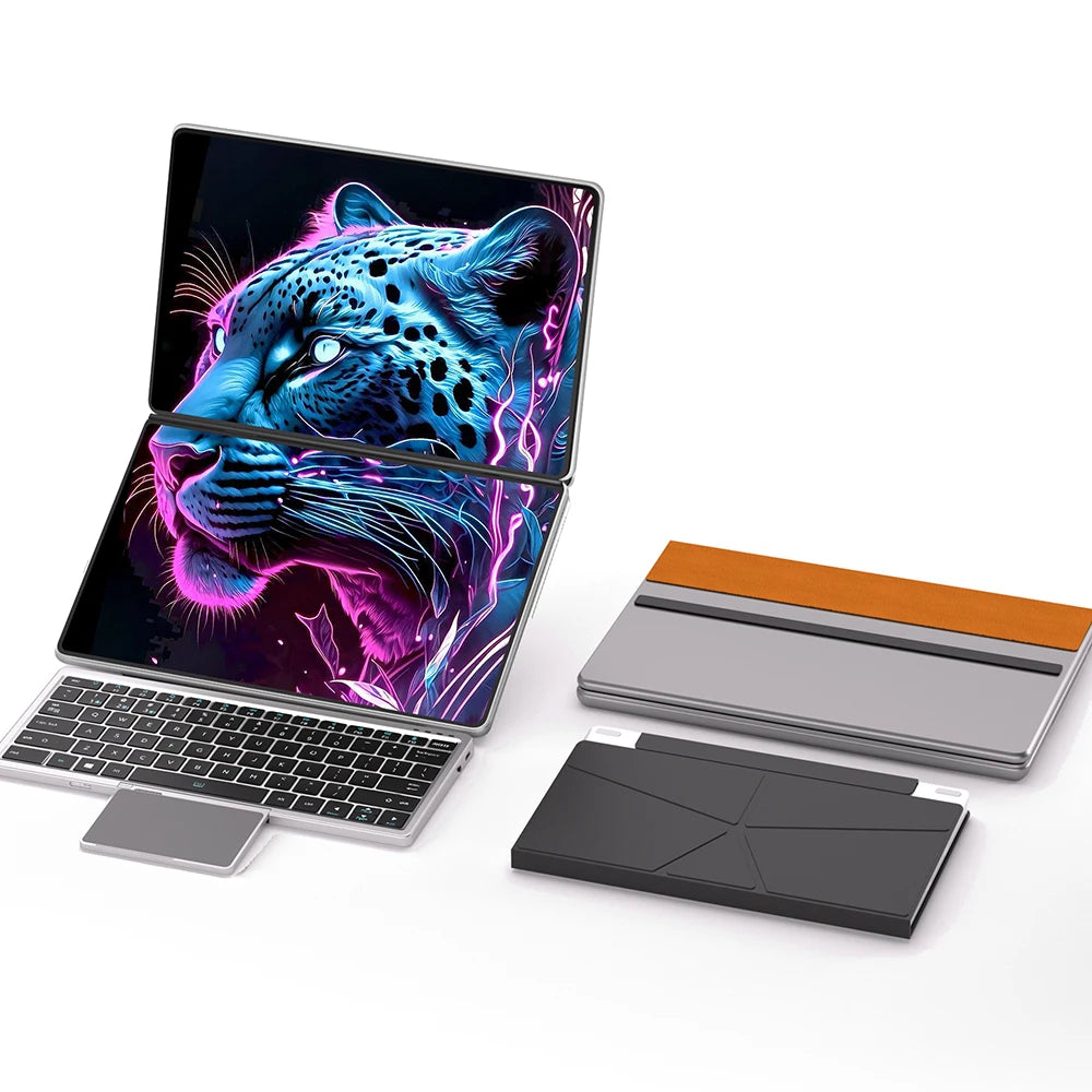 Ordinateur Portable Double Écran GLF-S2 10.95" — Intel i3-1215U / N100, 32 Go DDR5, SSD 2To, Tactile, WiFi 6, Windows 11