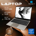 Ordinateur Portable Bureau 2025 — Intel Atom x7 A3950, 12 Go DDR4, SSD 512Go/1To, Écran Full HD 90Hz, Windows 11