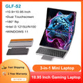 Ordinateur Portable Double Écran GLF-S2 10.95" — Intel i3-1215U / N100, 32 Go DDR5, SSD 2To, Tactile, WiFi 6, Windows 11