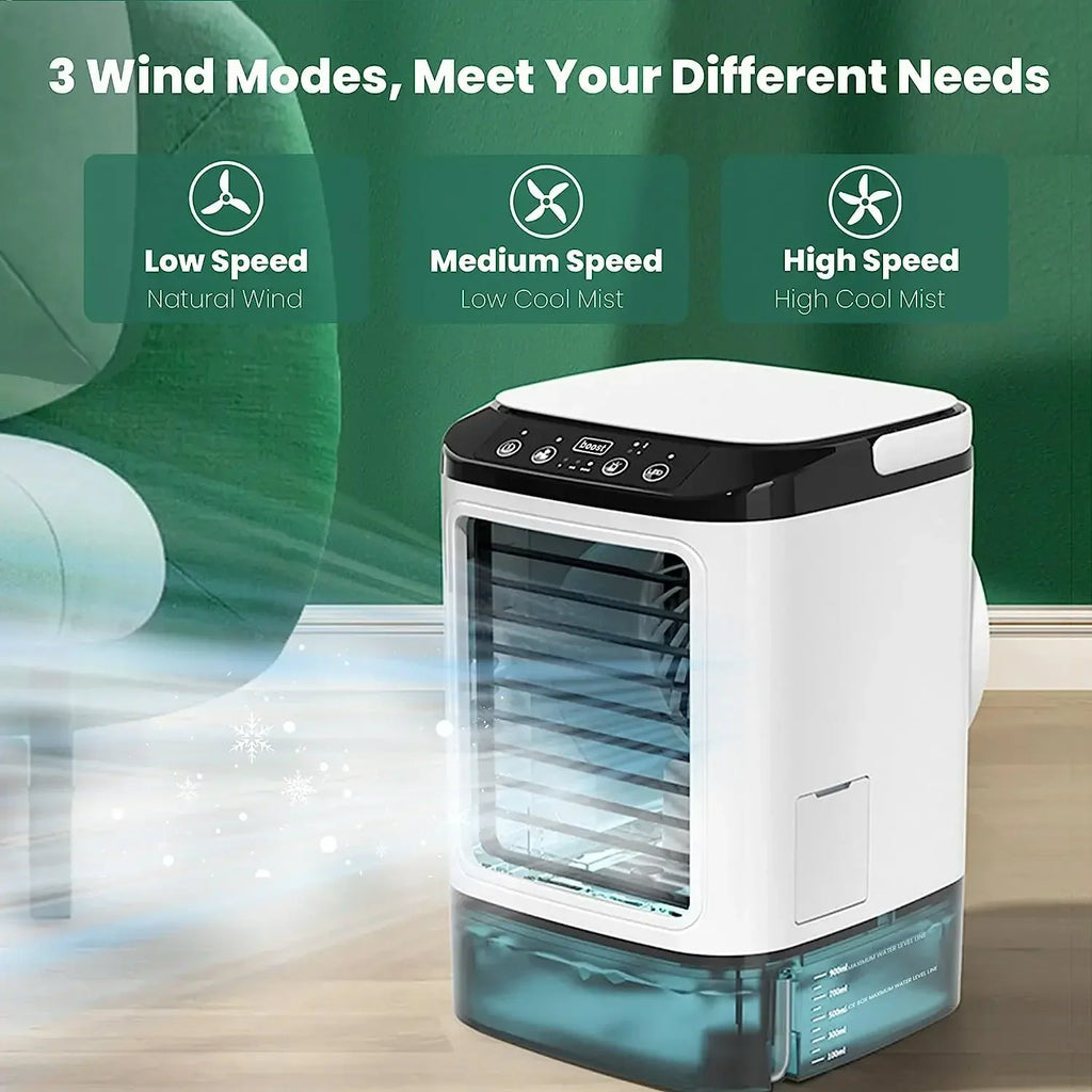 Ventilateur Climatiseur Bureau Double Spray