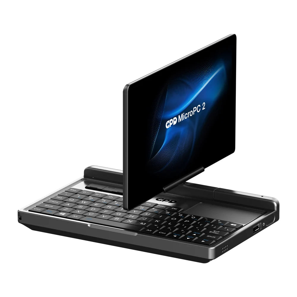 Mini PC Portable GPD MicroPC 2 — Intel Core i3-N350, 16 Go RAM, 512 Go SSD, Écran 7", Windows 11