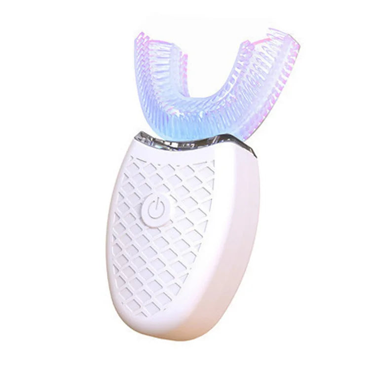 Brosse à Dents Électrique Intelligente en U – 360° Sonique, Silicone, Charge USB
