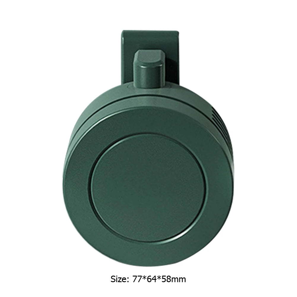 Mini Ventilateur Ceinture Clip Portable – Rechargeable, Mains Libres pour Extérieur et Bureau