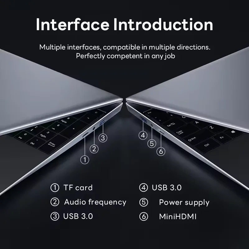 Ordinateur Portable 14.1" FUCHU — Intel Core i9-10980HK, 16 Go DDR4, SSD 1To/2To, Full HD, Windows 11