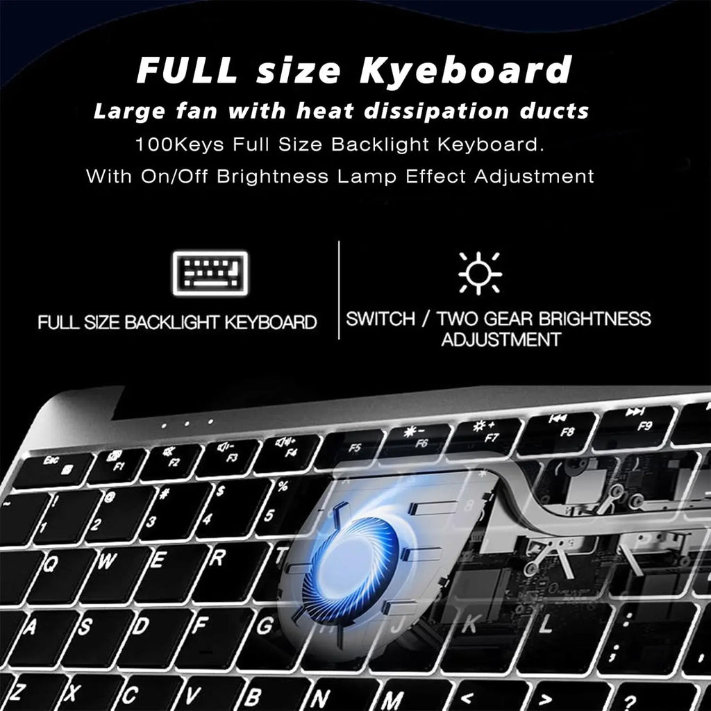 Ordinateur Portable LENO 15.6" — Intel 6500Y, 32 Go RAM, SSD 2To, Empreinte Digitale, Clavier Rétroéclairé, Windows 11