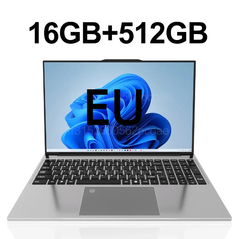PC Portable 15.6" Intel Core M 6500Y — 16/32 Go RAM, SSD jusqu'à 2 To, Empreinte Digitale, Clavier Rétroéclairé, Windows 11