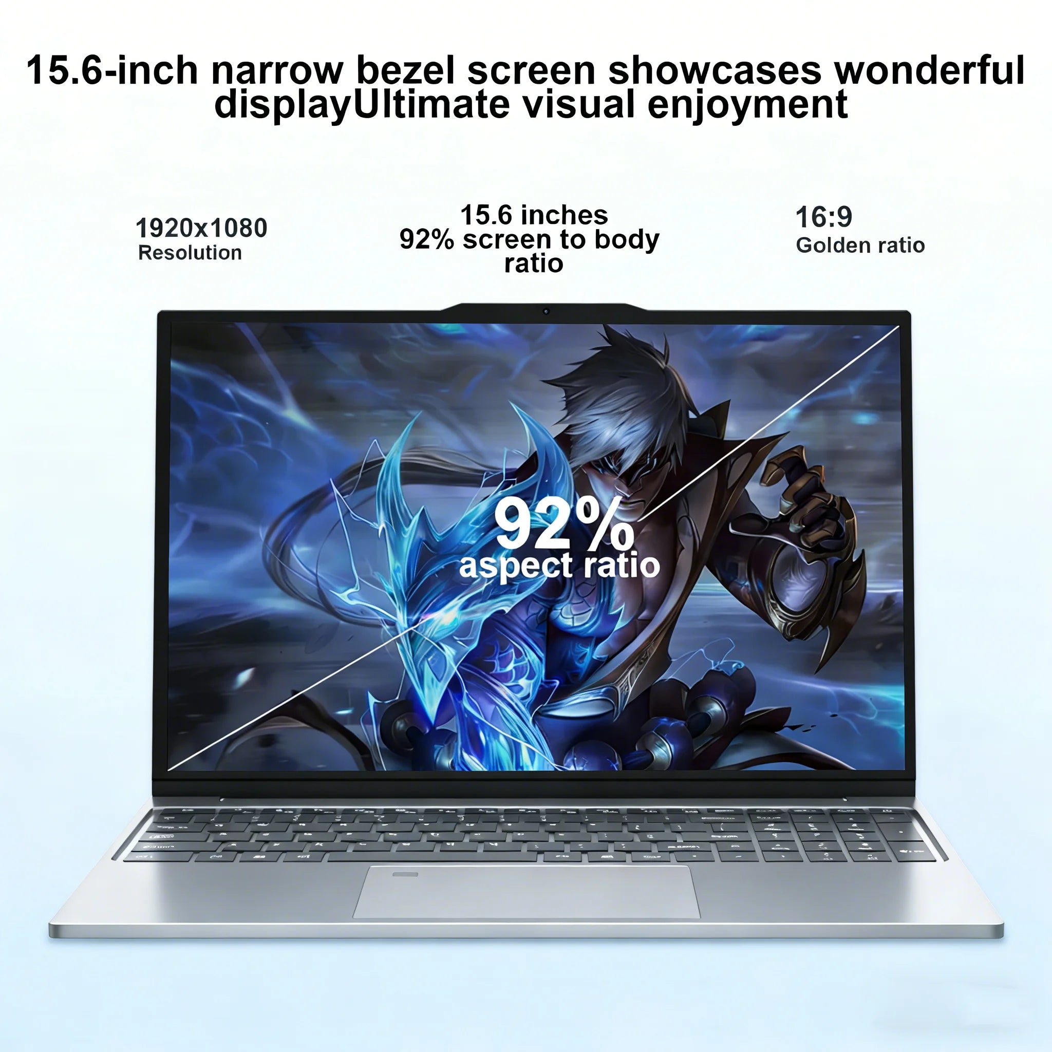 Ordinateur Portable 15.6" Intel Core i9-10980HK — 16 Go DDR4, SSD 1To, Écran 90Hz, Empreinte Digitale, Windows 11