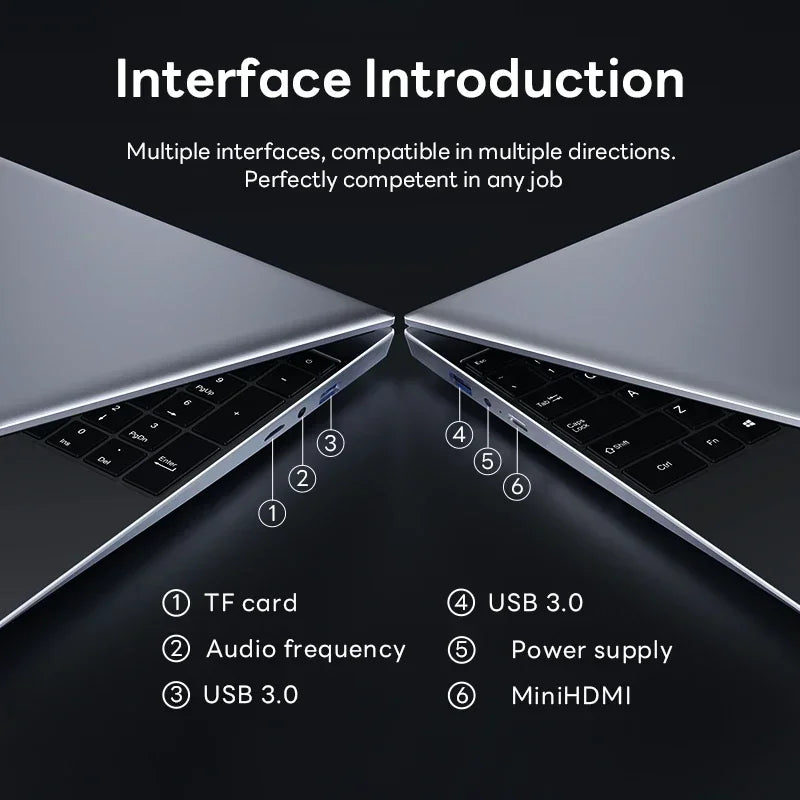 Ordinateur Portable FUCHU 14.1" Intel Core i9-10980HK — 16 Go DDR4, SSD 1To/2To, Full HD, WiFi, Windows 11 Pro