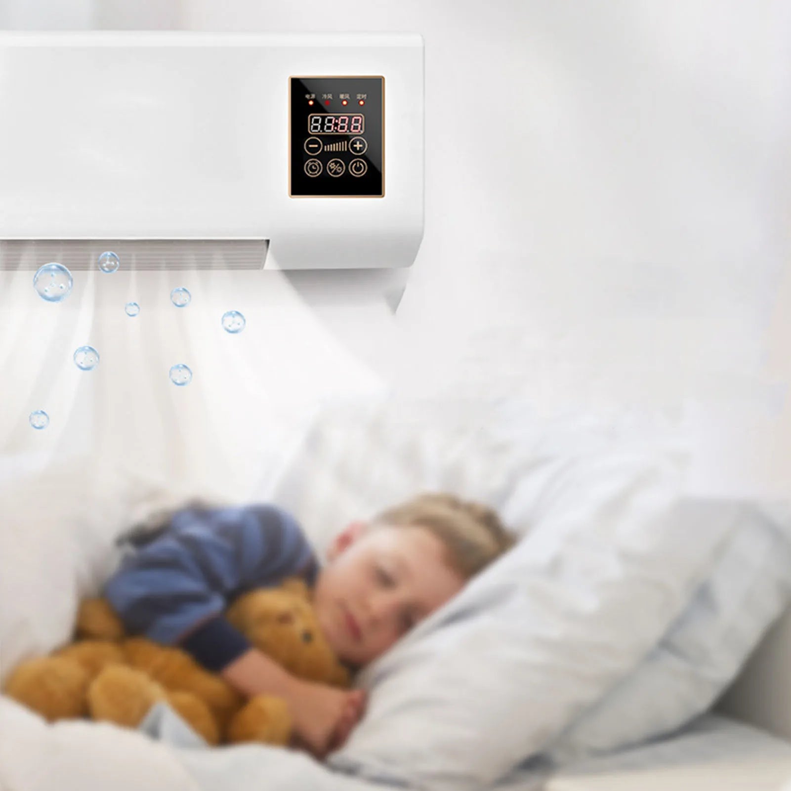 Climatiseur 2 en 1 Chaud/Froid 1800W avec Télécommande