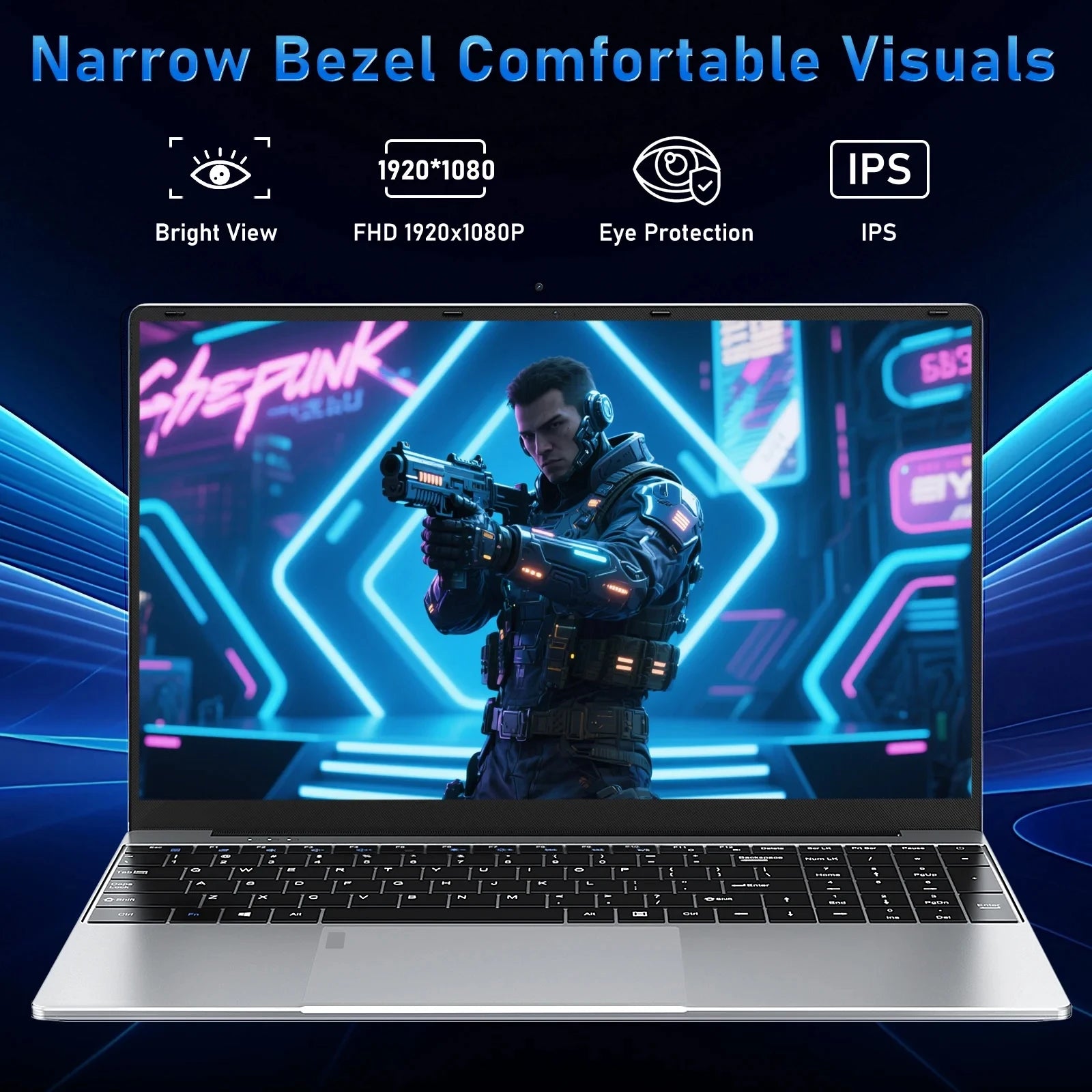 Ordinateur Portable LENO 15.6" — Intel 6500Y, 32 Go RAM, SSD 2To, Empreinte Digitale, Clavier Rétroéclairé, Windows 11