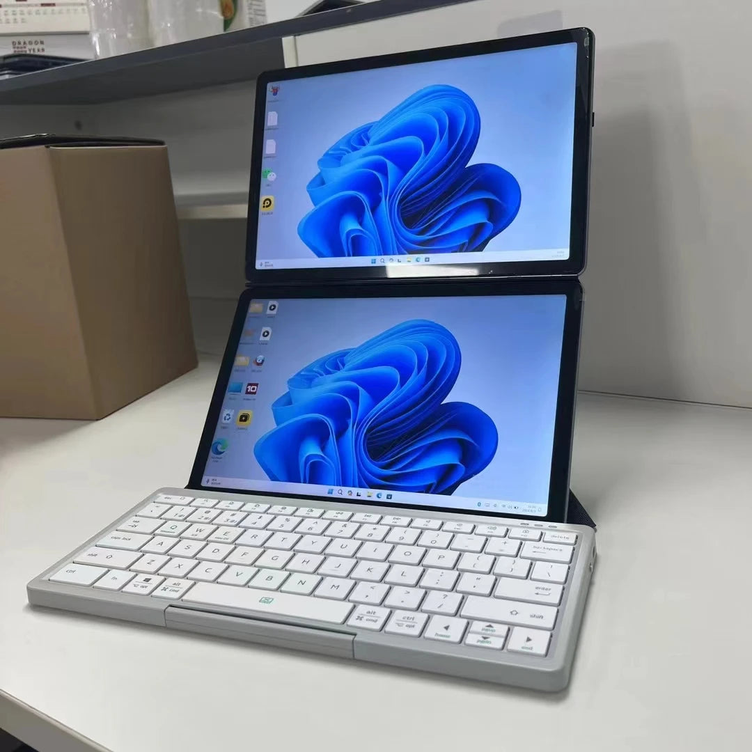 Ordinateur Portable Double Écran GLF-S2 10.95" — Intel i3-1215U / N100, 32 Go DDR5, SSD 2To, Tactile, WiFi 6, Windows 11
