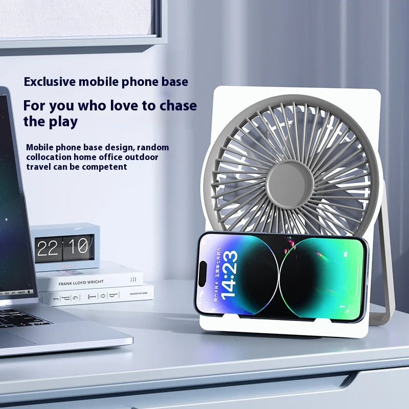 Ventilateur de Table USB avec Affichage Digital