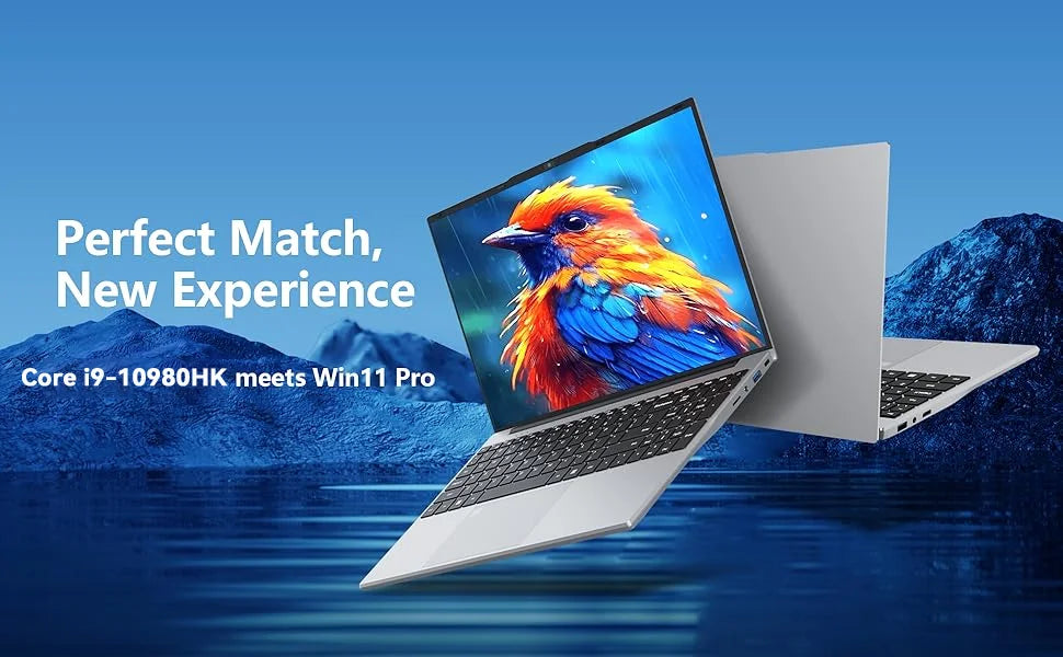 PC Portable 15.6" Intel i9-10980HK — Empreinte Digitale, Clavier Rétroéclairé, 16 Go RAM, SSD, Windows 11