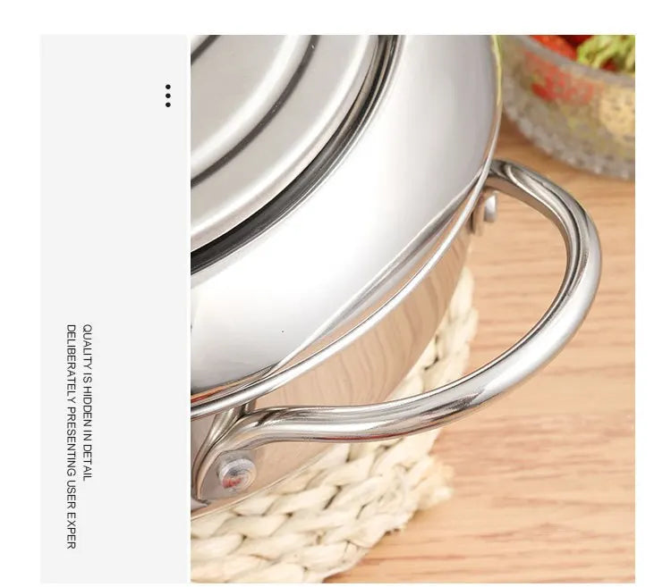 Friteuse en Inox avec Thermomètre Intégré