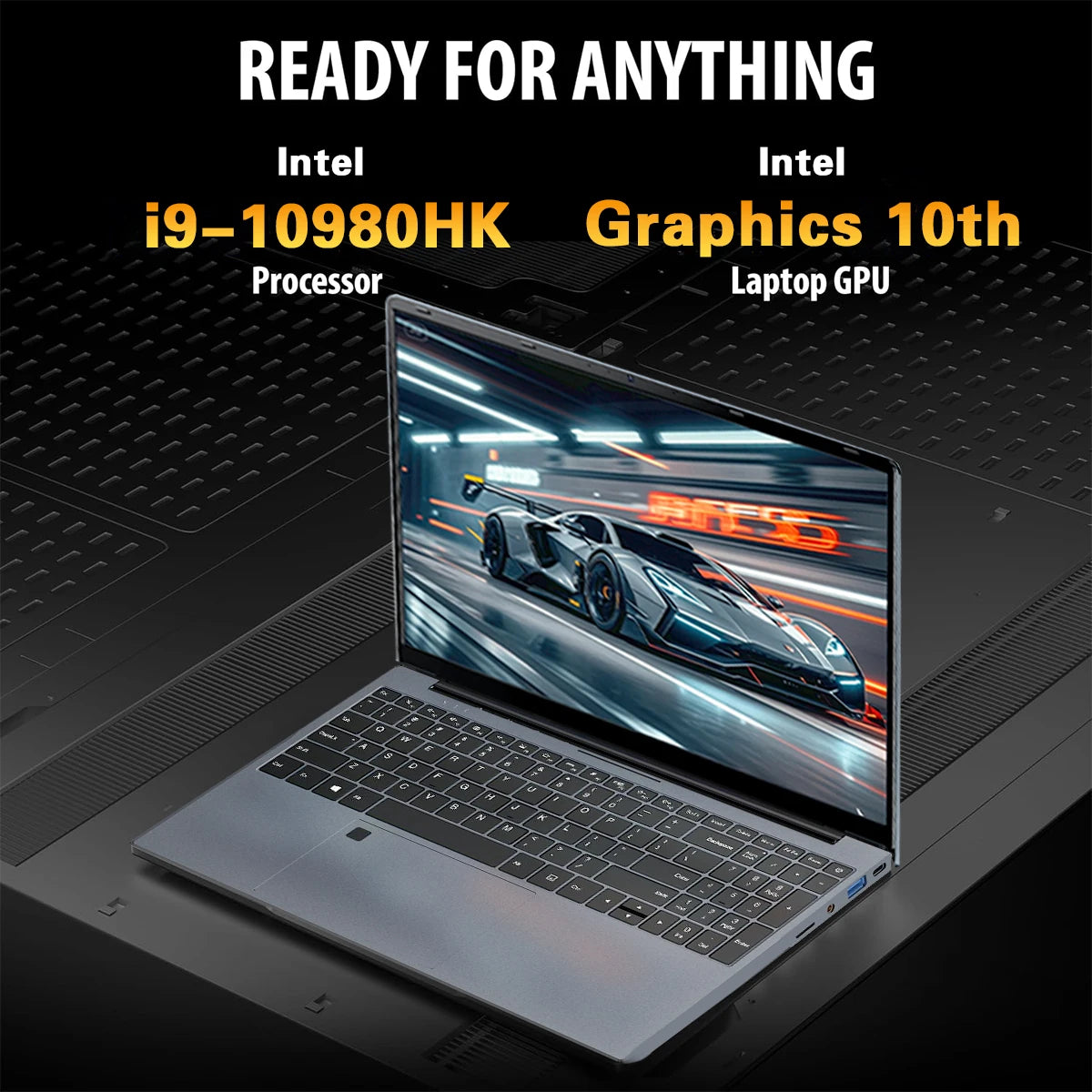 PC Portable Gaming ACEKAMAS 15.6" — Intel Core i9-10980HK, 16 Go DDR4, SSD 1To, Écran IPS, Windows 11 Pro