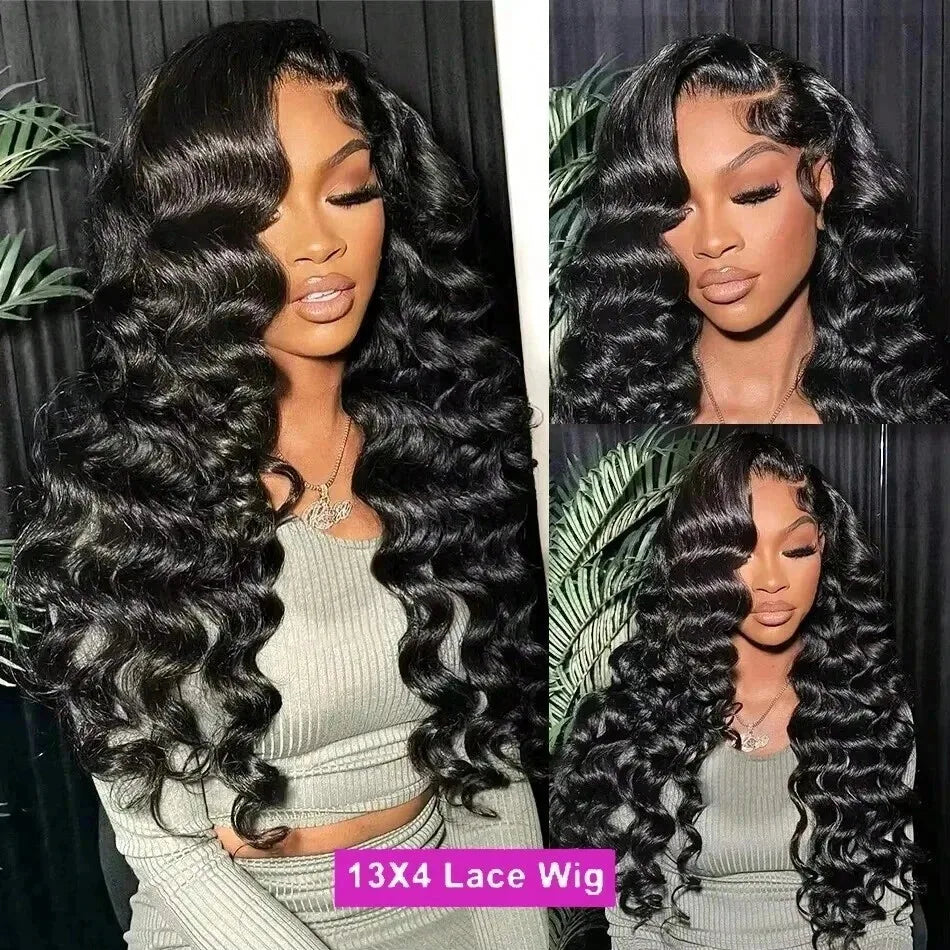 Perruque Water Wave Deep Wave Curly 200/250% — Lace Front HD 13x4/13x6 Cheveux Brésiliens