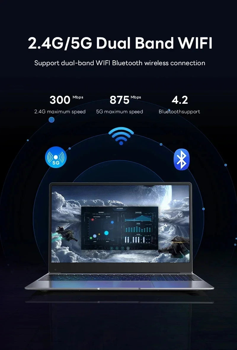 Ordinateur Portable FUCHU 14.1" Intel Core i9-10980HK — 16 Go DDR4, SSD 1To/2To, Full HD, WiFi, Windows 11 Pro