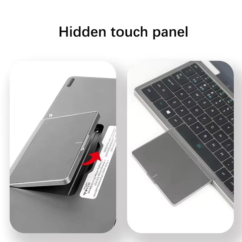 Ordinateur Portable Double Écran GLF-S2 10.95" — Intel i3-1215U / N100, 32 Go DDR5, SSD 2To, Tactile, WiFi 6, Windows 11