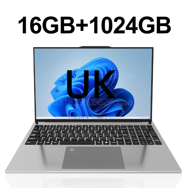PC Portable 15.6" Intel Core M 6500Y — 16/32 Go RAM, SSD jusqu'à 2 To, Empreinte Digitale, Clavier Rétroéclairé, Windows 11