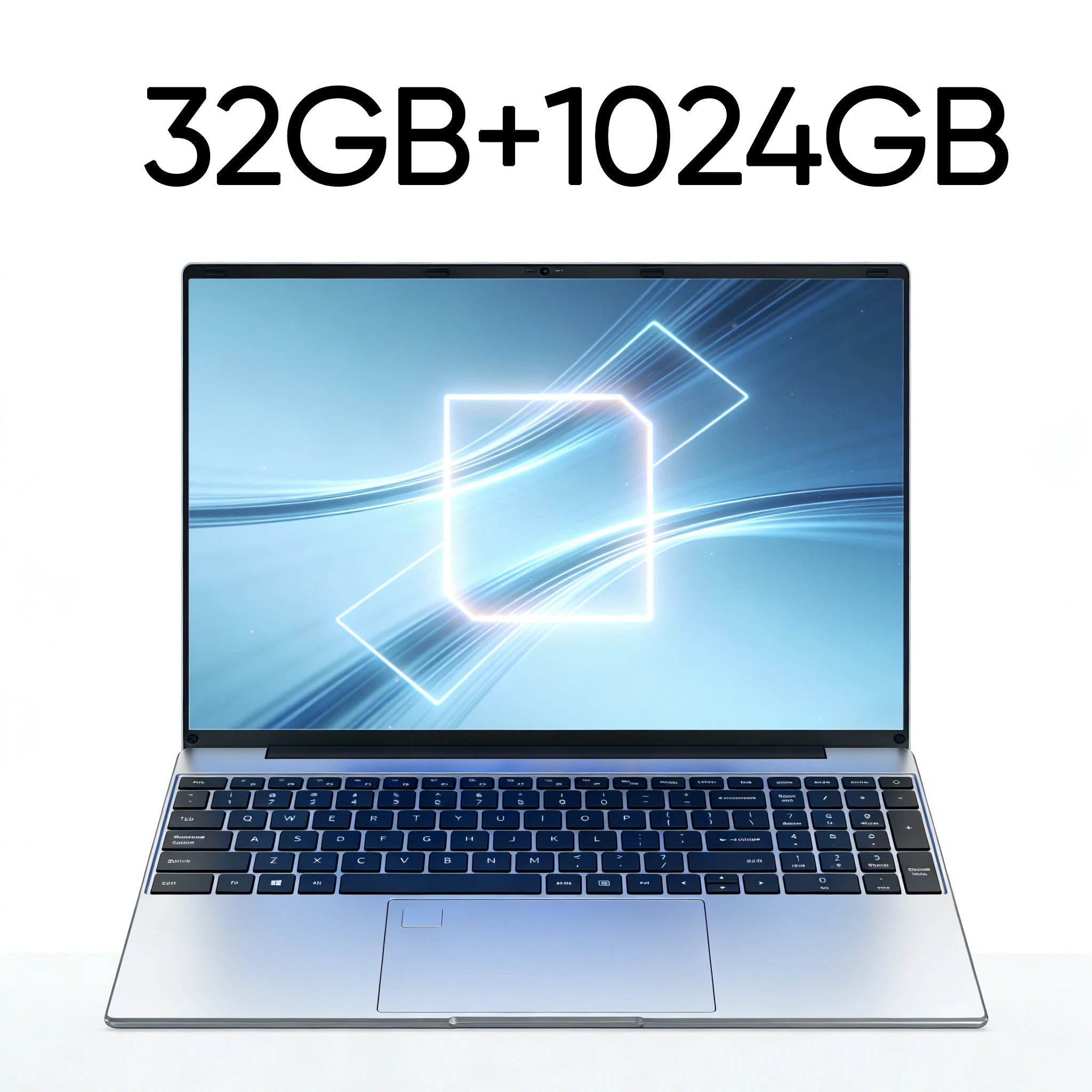 Ordinateur Portable NAIWO 15.6" 2026 — Intel Core i9-9880H, 32 Go DDR4, SSD 2To, Clavier Rétroéclairé, Windows 11 Pro