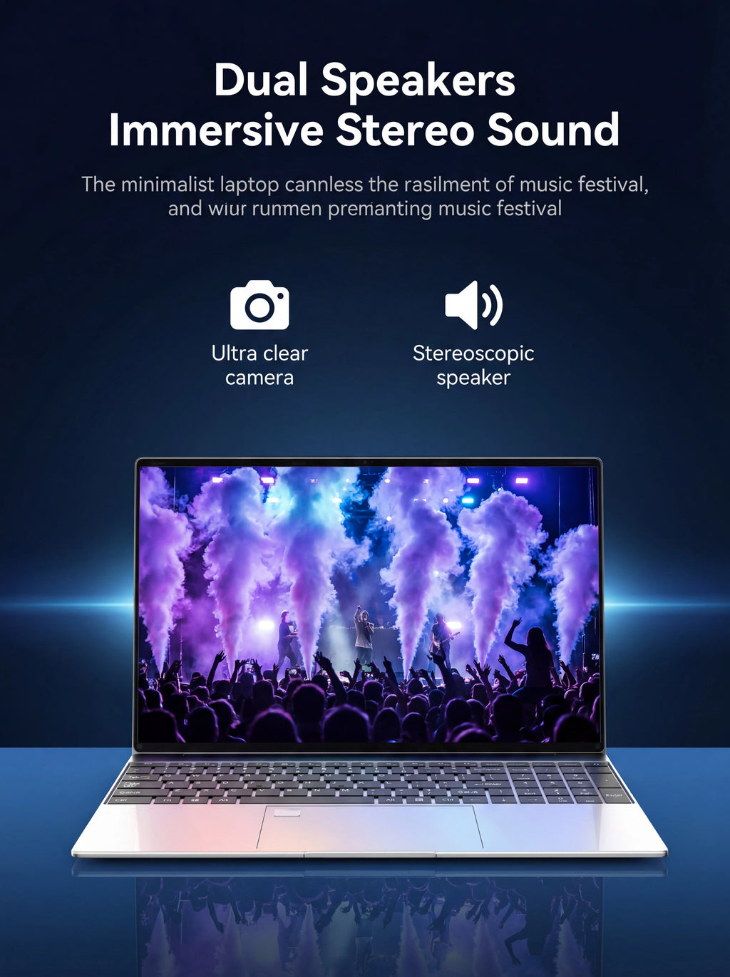 Ordinateur Portable NAIWO 15.6" 2026 — Intel Core i9-9880H, 32 Go DDR4, SSD 2To, Clavier Rétroéclairé, Windows 11 Pro