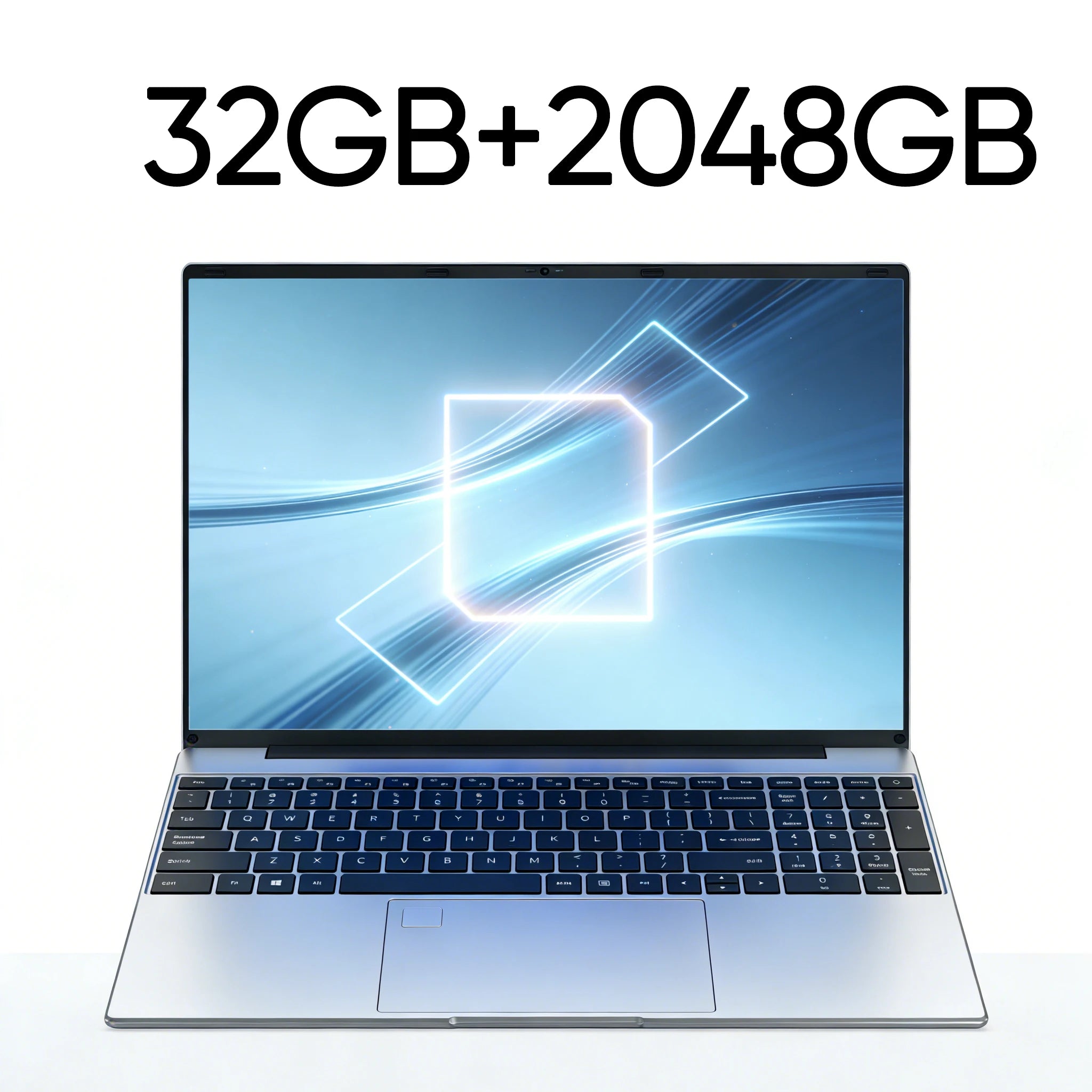 Ordinateur Portable NAIWO 15.6" 2026 — Intel Core i9-9880H, 32 Go DDR4, SSD 2To, Clavier Rétroéclairé, Windows 11 Pro