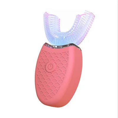 Brosse à Dents Électrique Intelligente en U – 360° Sonique, Silicone, Charge USB